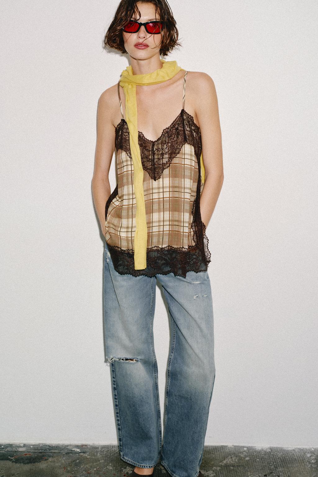 ТОП В БЕЛЬЕВОМ СТИЛЕ В КЛЕТКУ