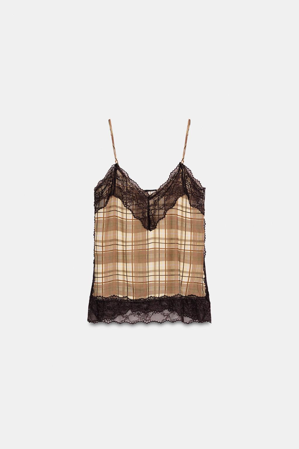 ТОП В БЕЛЬЕВОМ СТИЛЕ В КЛЕТКУ