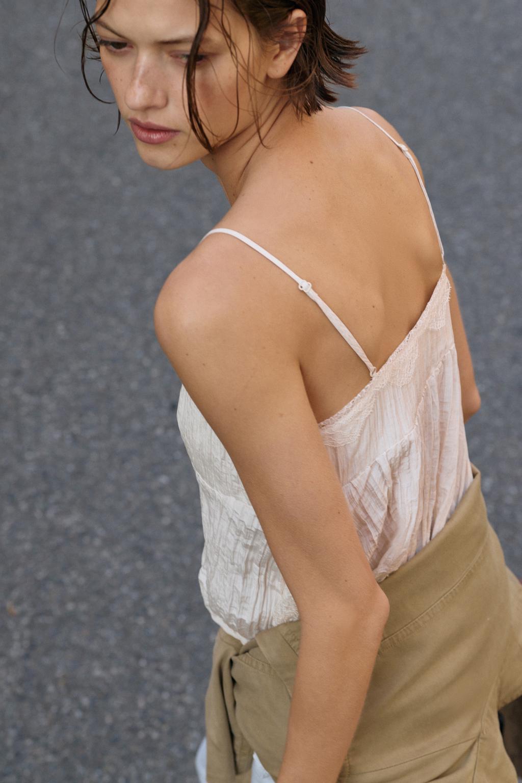 ТОП В БЕЛЬЕВОМ СТИЛЕ ИЗ ЖАТОЙ ТКАНИ