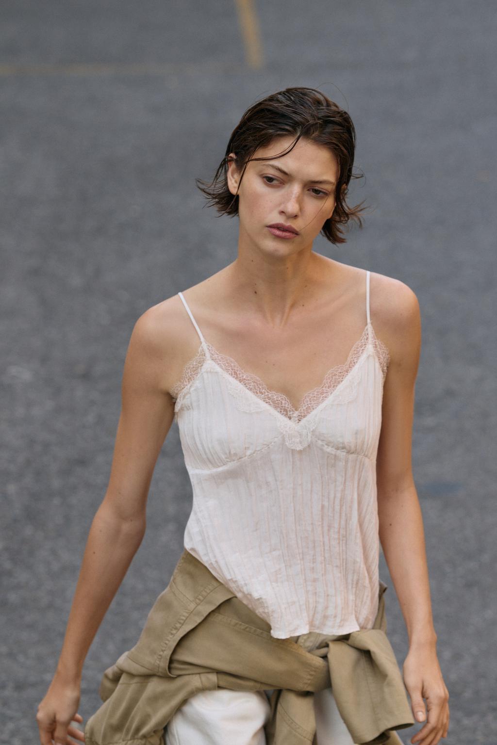 ТОП В БЕЛЬЕВОМ СТИЛЕ ИЗ ЖАТОЙ ТКАНИ