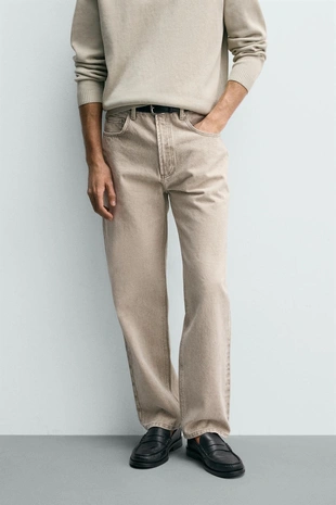 Джинсы STRAIGHT длиной до щиколотки ORIGINS- Заказать в России