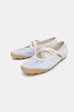 Атласные балетки в спортивном стиле- Заказать в России