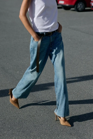 Туфли-мюли на высоком каблуке- Заказать в России