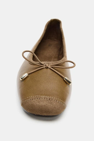 Балетки с бантом- Заказать в России