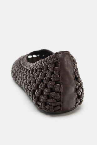 Плетеные балетки- Заказать в России