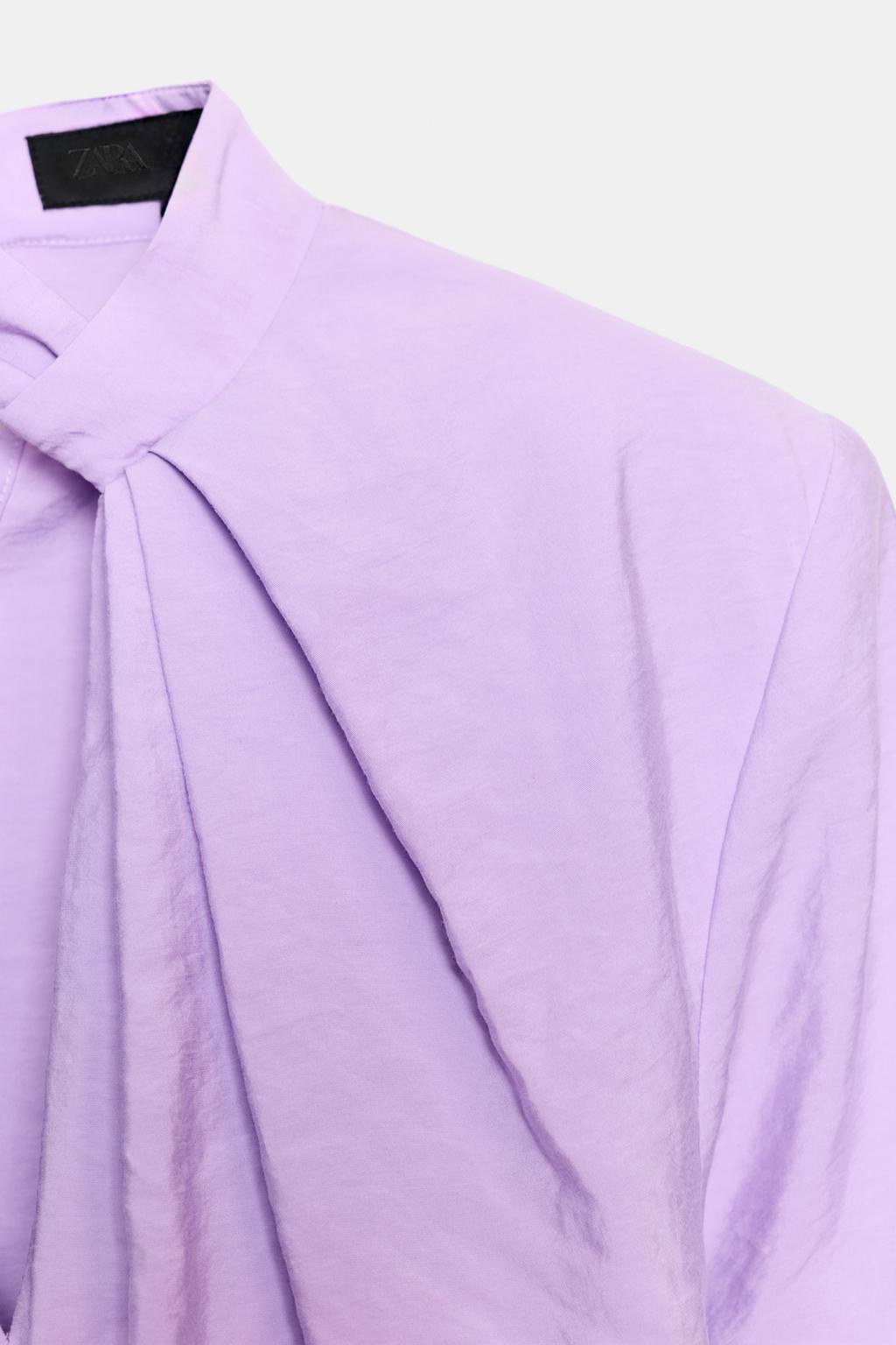 СВОБОДНАЯ БЛУЗА С ПОДПЛЕЧНИКАМИ