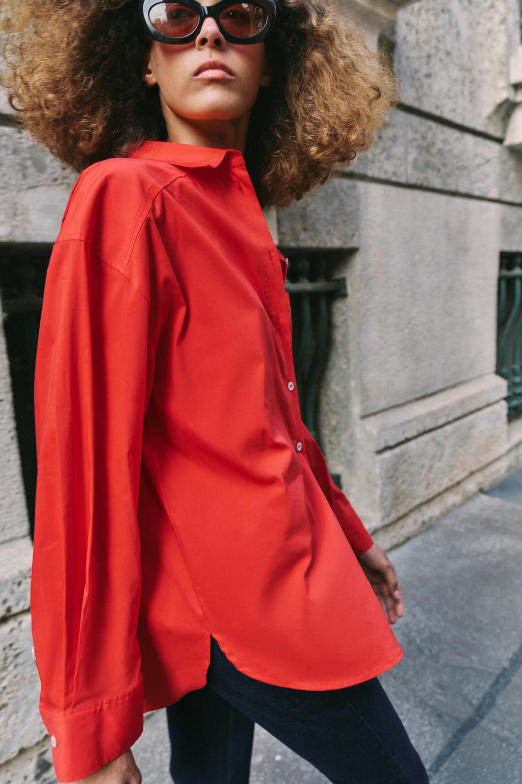 РУБАШКА ОВЕРСАЙЗ ИЗ ПОПЛИНА