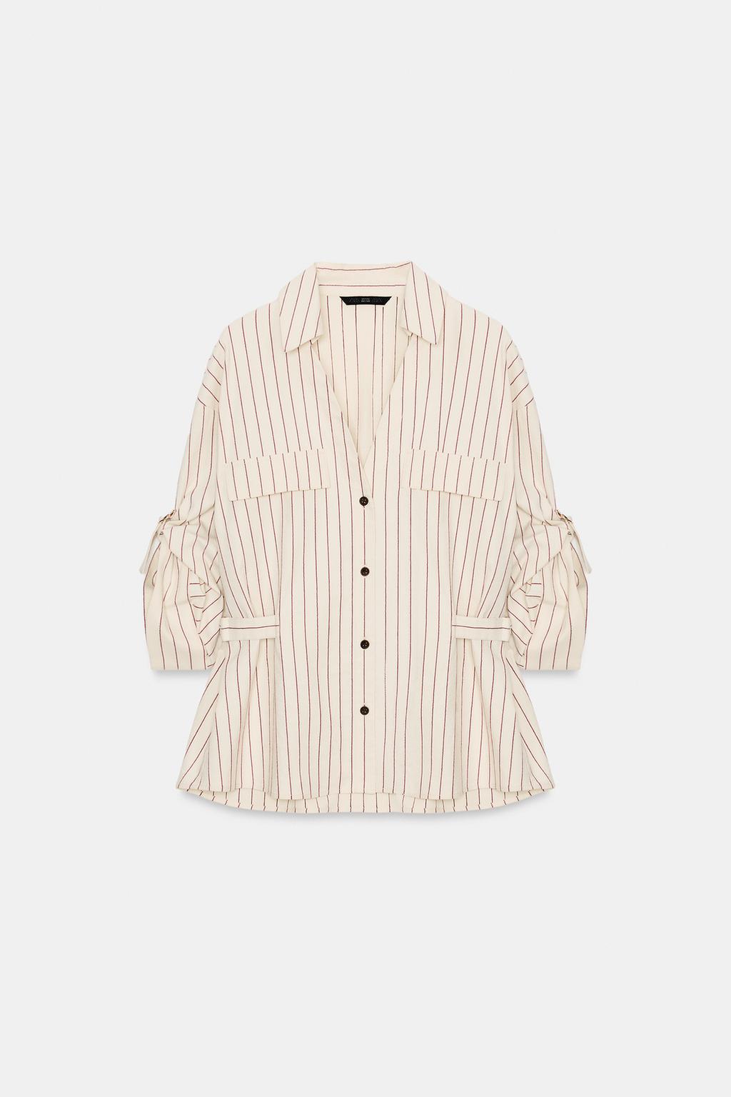 РУБАШКА-САФАРИ В ПОЛОСКУ