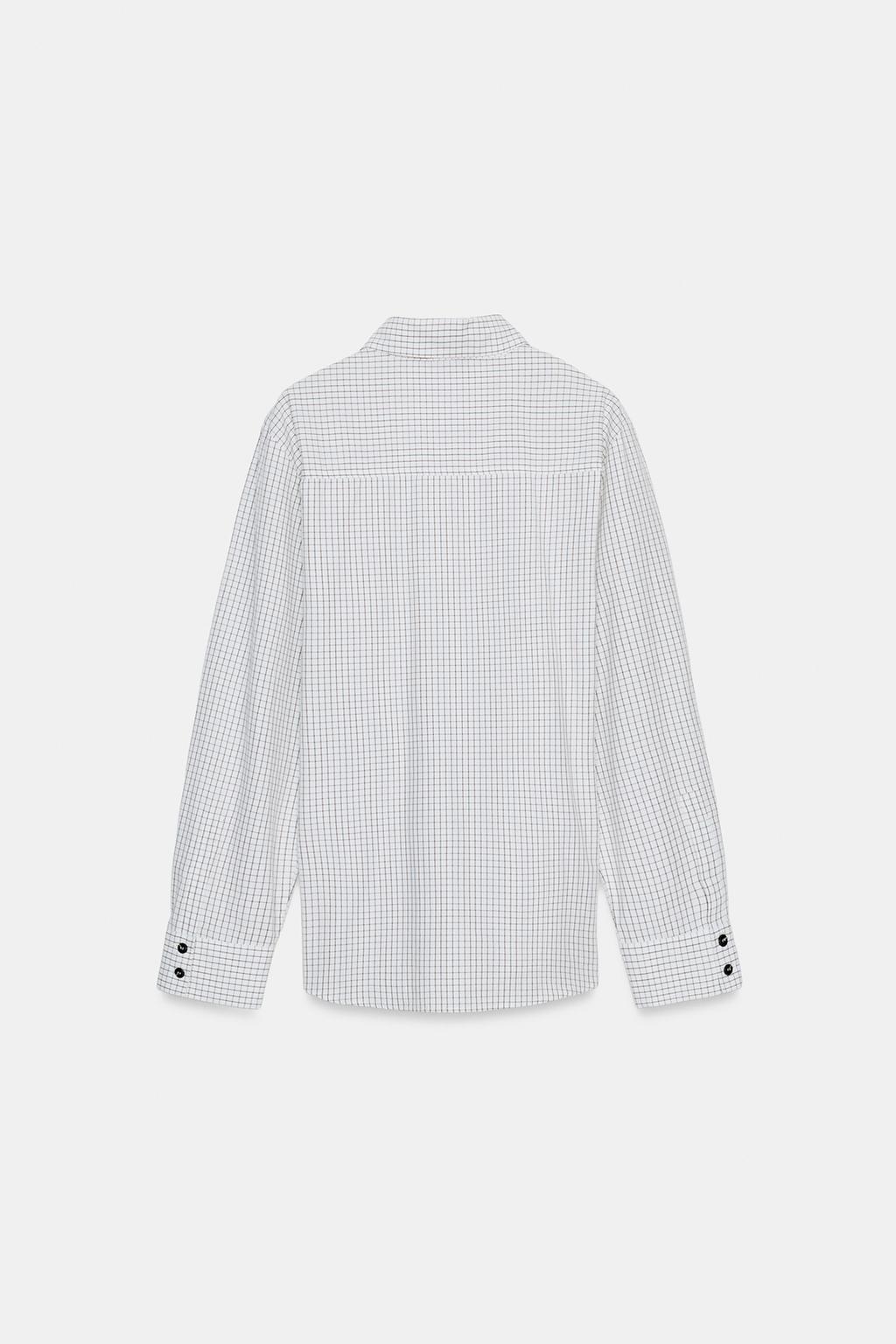 РУБАШКА В КЛЕТКУ С БАНТОМ