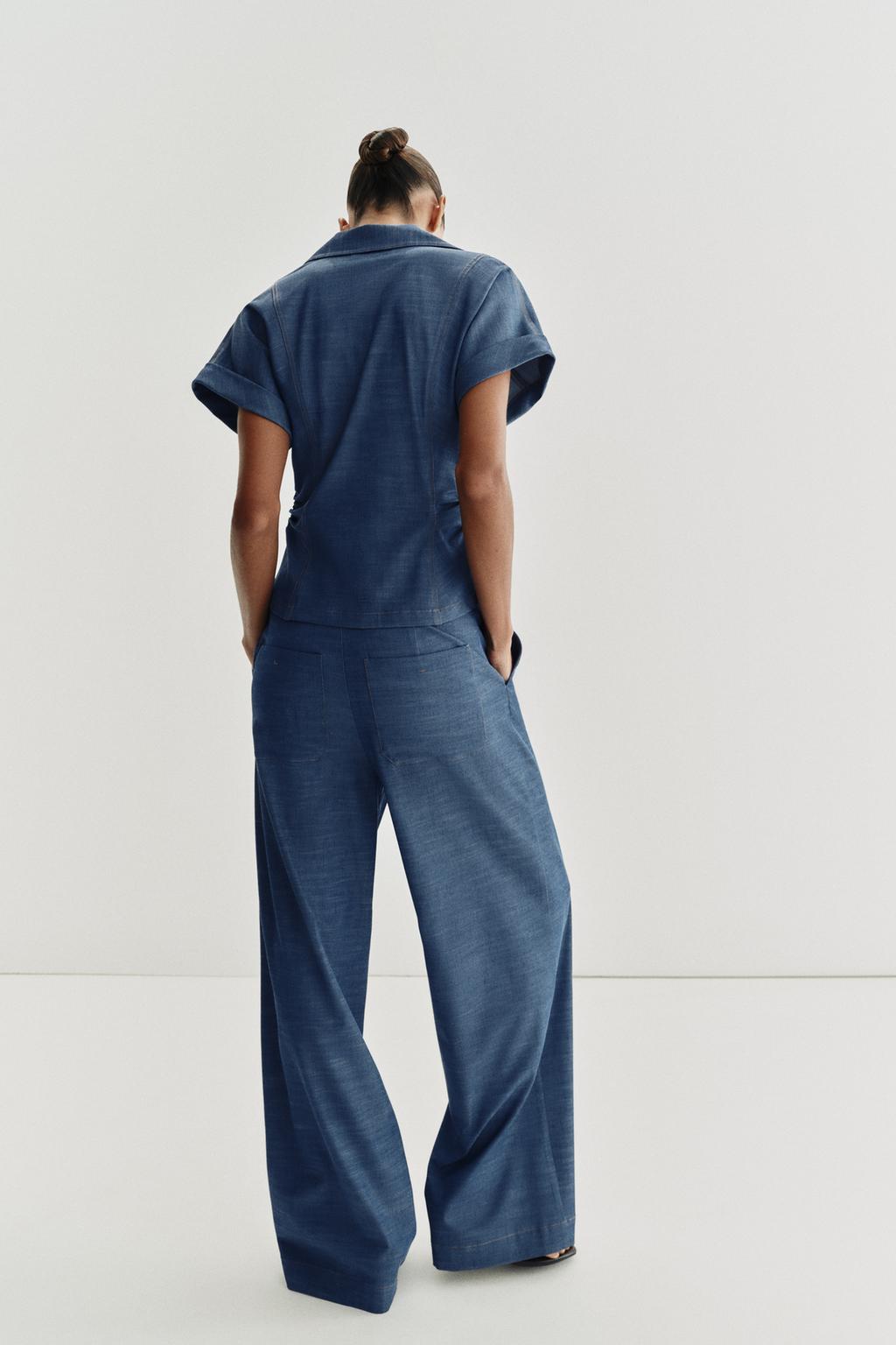 ПРИТАЛЕННАЯ РУБАШКА СО СБОРКАМИ