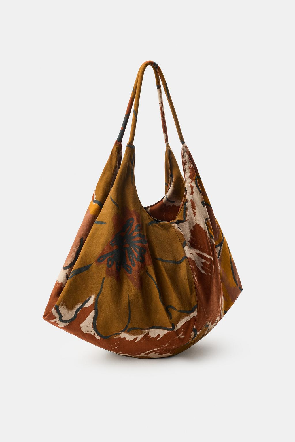 БОЛЬШАЯ СУМКА ИЗ ХЛОПКА С ПРИНТОМ