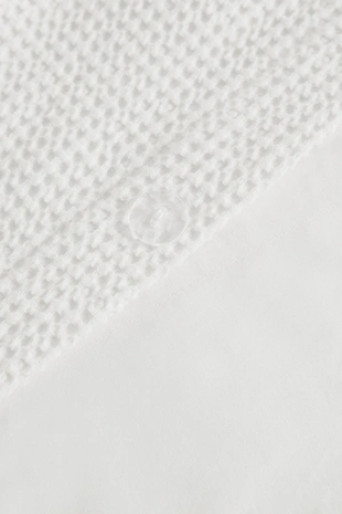 Двуспальное одеяло из хлопка с мини-вафельным трикотажем