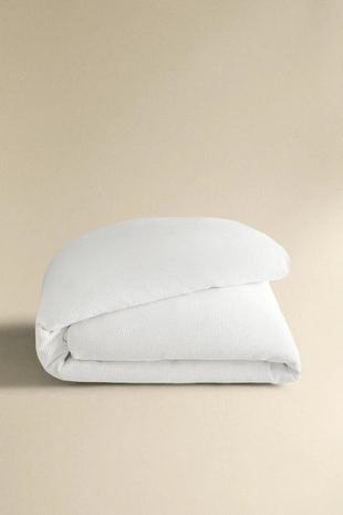 Двуспальное одеяло из хлопка с мини-вафельным трикотажем- Заказать в России