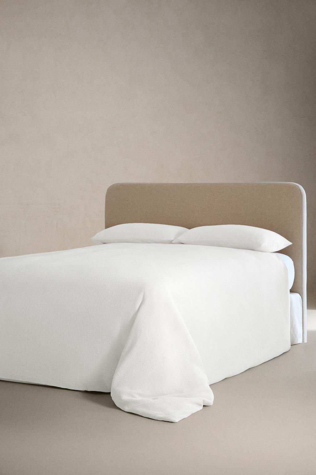 Двуспальное одеяло из хлопка с мини-вафельным трикотажем