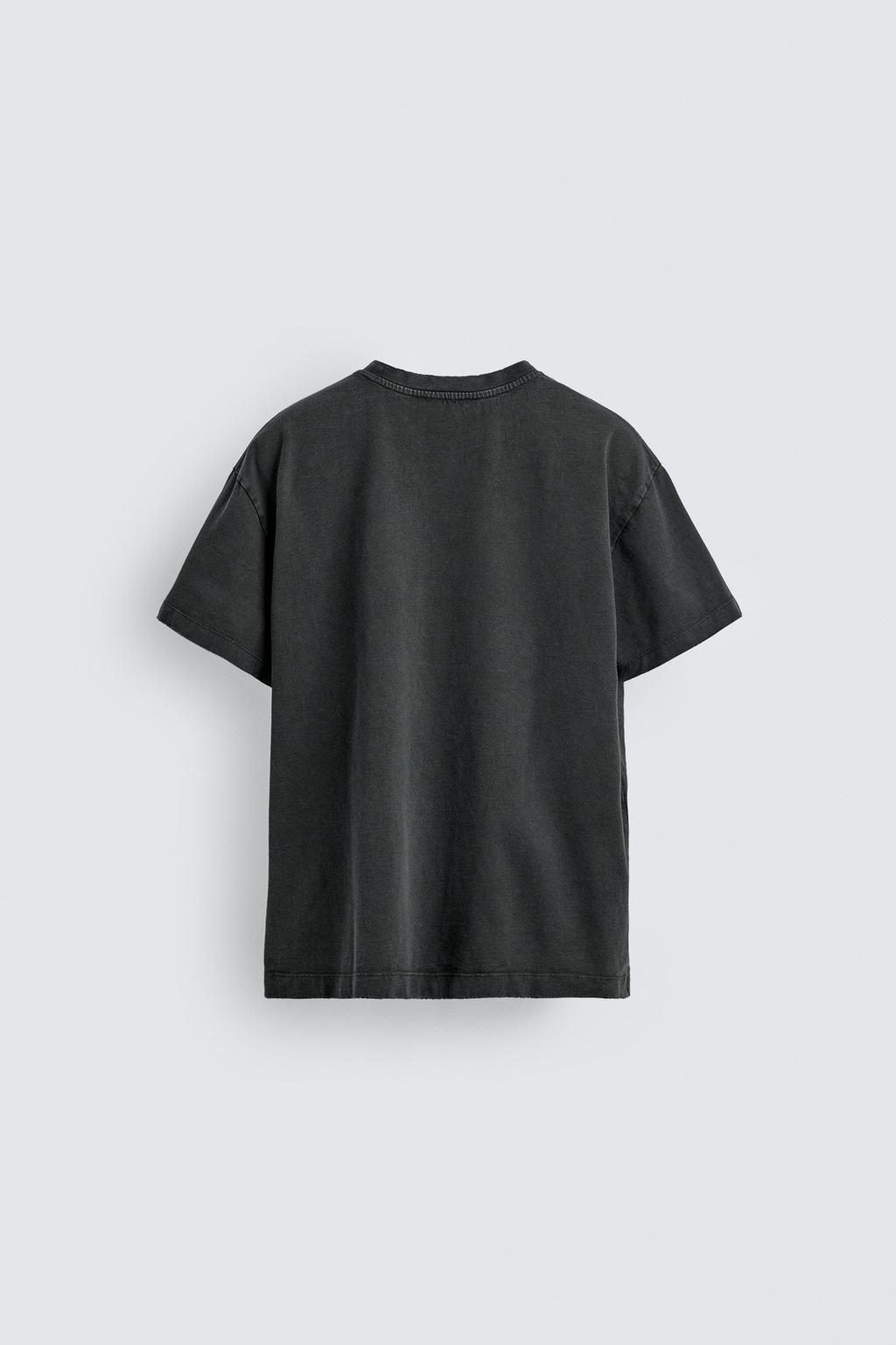 ФУТБОЛКА BOXY FIT С ЭФФЕКТОМ ПОТЕРТОСТИ