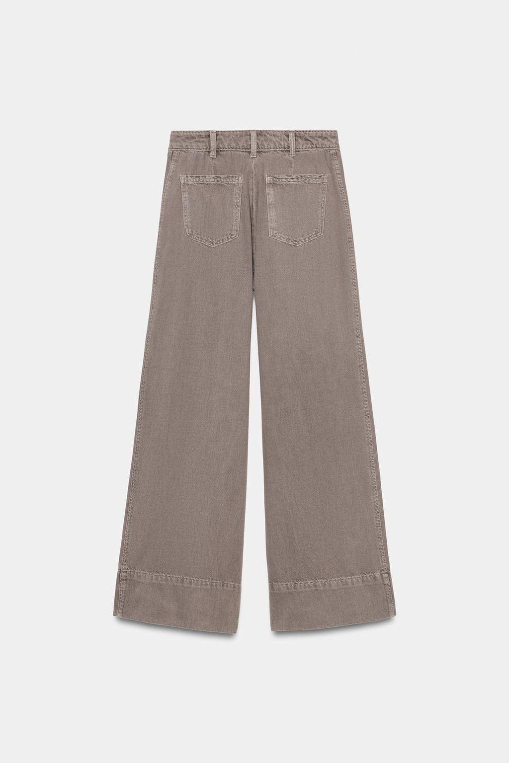 ДЖИНСЫ Z1975  СО СРЕДНЕЙ ПОСАДКОЙ И ВЫТАЧКАМИ