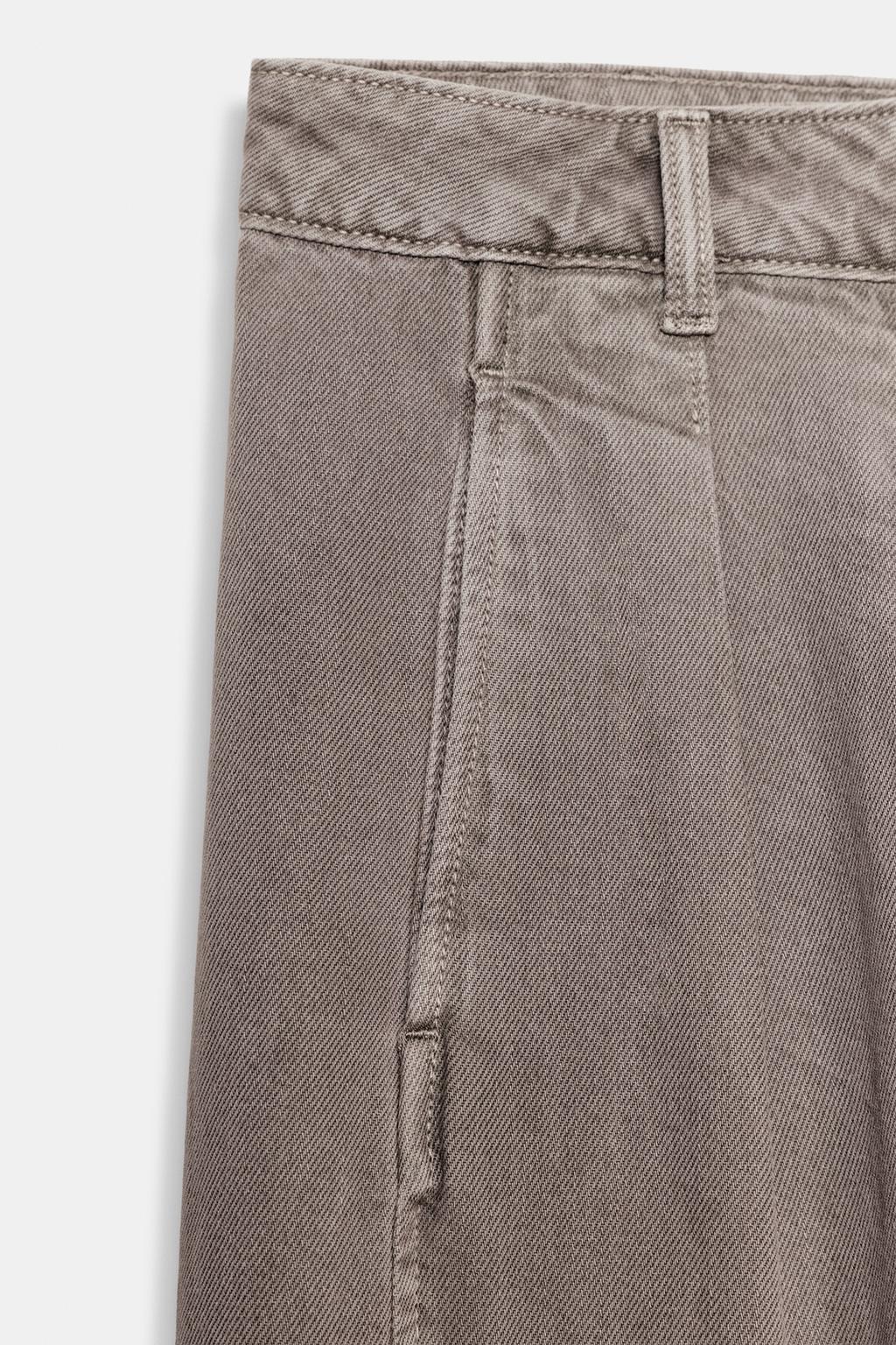 ДЖИНСЫ Z1975  СО СРЕДНЕЙ ПОСАДКОЙ И ВЫТАЧКАМИ