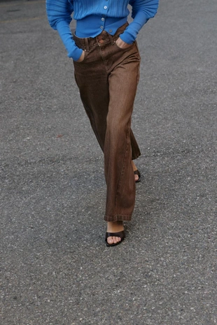 Джинсы Z1975 WIDE LEG со средней посадкой- Заказать в России