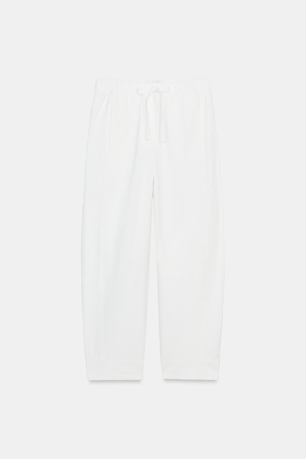 БРЮКИ С ЭЛАСТИЧНЫМ ПОЯСОМ