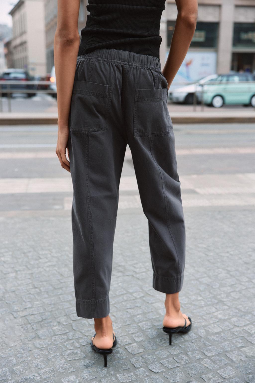 БРЮКИ С ЭЛАСТИЧНЫМ ПОЯСОМ