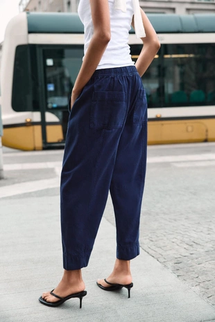 Брюки с эластичным поясом- Заказать в России