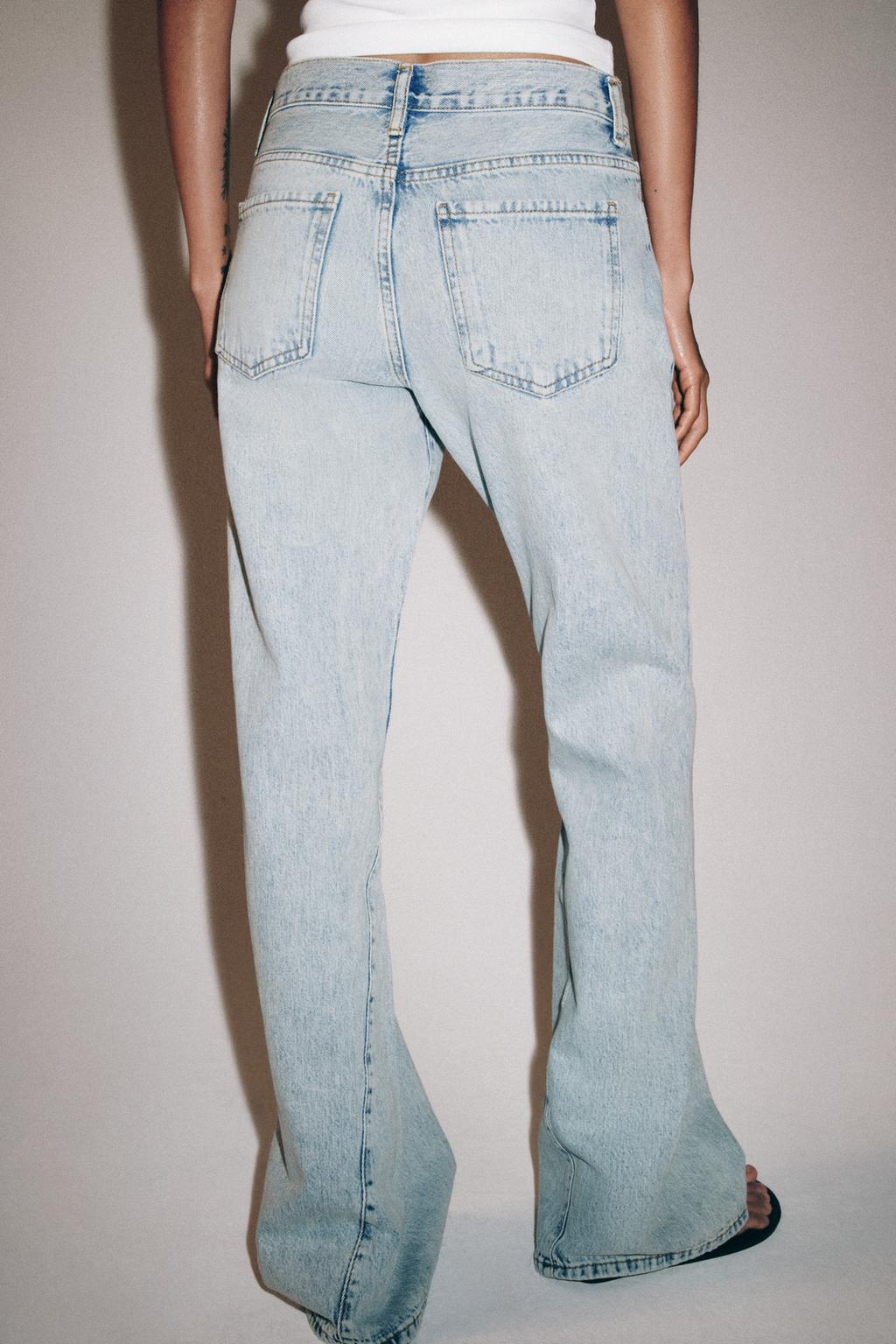 ДЖИНСЫ RELAXED-FLARE С НИЗКОЙ ПОСАДКОЙ — коллекция Zara «ZW»