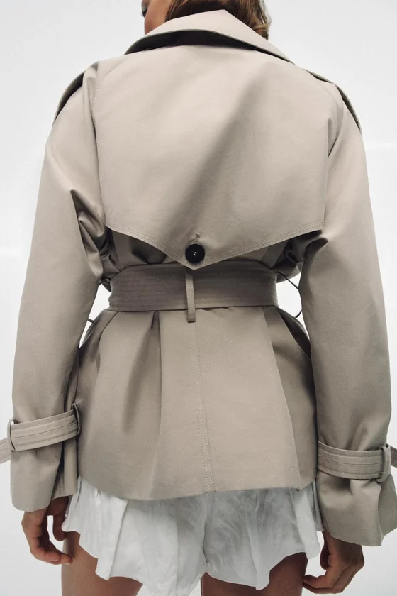 ОБЪЕМНЫЙ ТРЕНЧ WATER-REPELLENT — коллекция Zara «ZW»