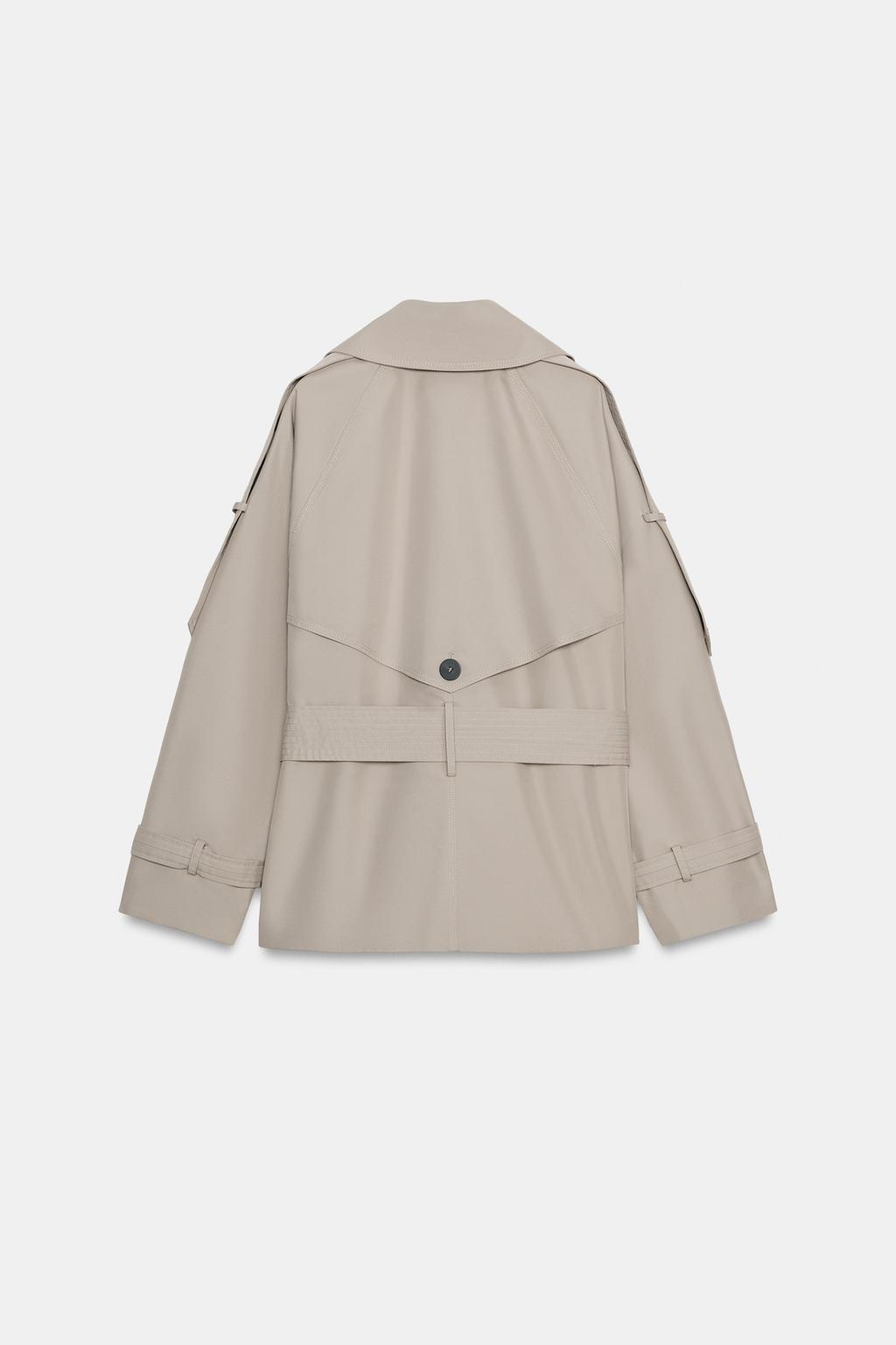 ОБЪЕМНЫЙ ТРЕНЧ WATER-REPELLENT — коллекция Zara «ZW»