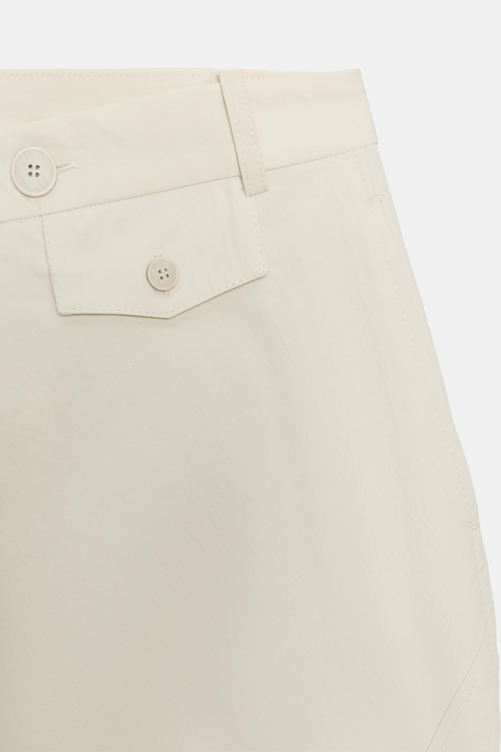 БРЮКИ НАЗАПАХ С ПУГОВИЦАМИ — коллекция Zara «ZW»