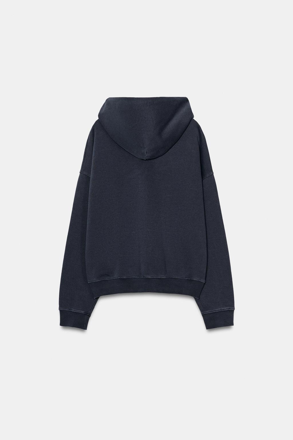 ХУДИ С КАПЮШОНОМ И ЭФФЕКТОМ ПОТЕРТОСТИ