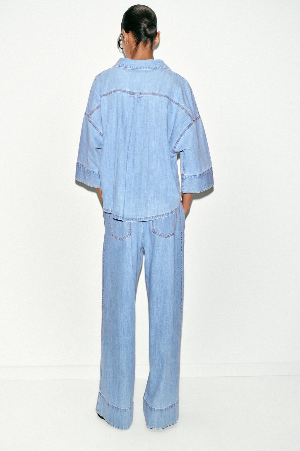 ДЖИНСЫ Z1975  СО СРЕДНЕЙ ПОСАДКОЙ И ВЫТАЧКАМИ