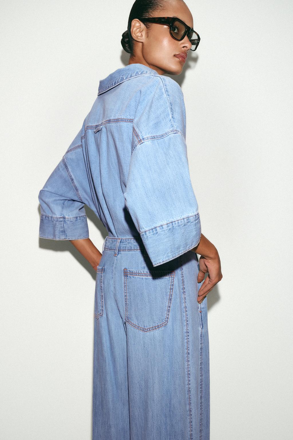 ДЖИНСЫ Z1975  СО СРЕДНЕЙ ПОСАДКОЙ И ВЫТАЧКАМИ