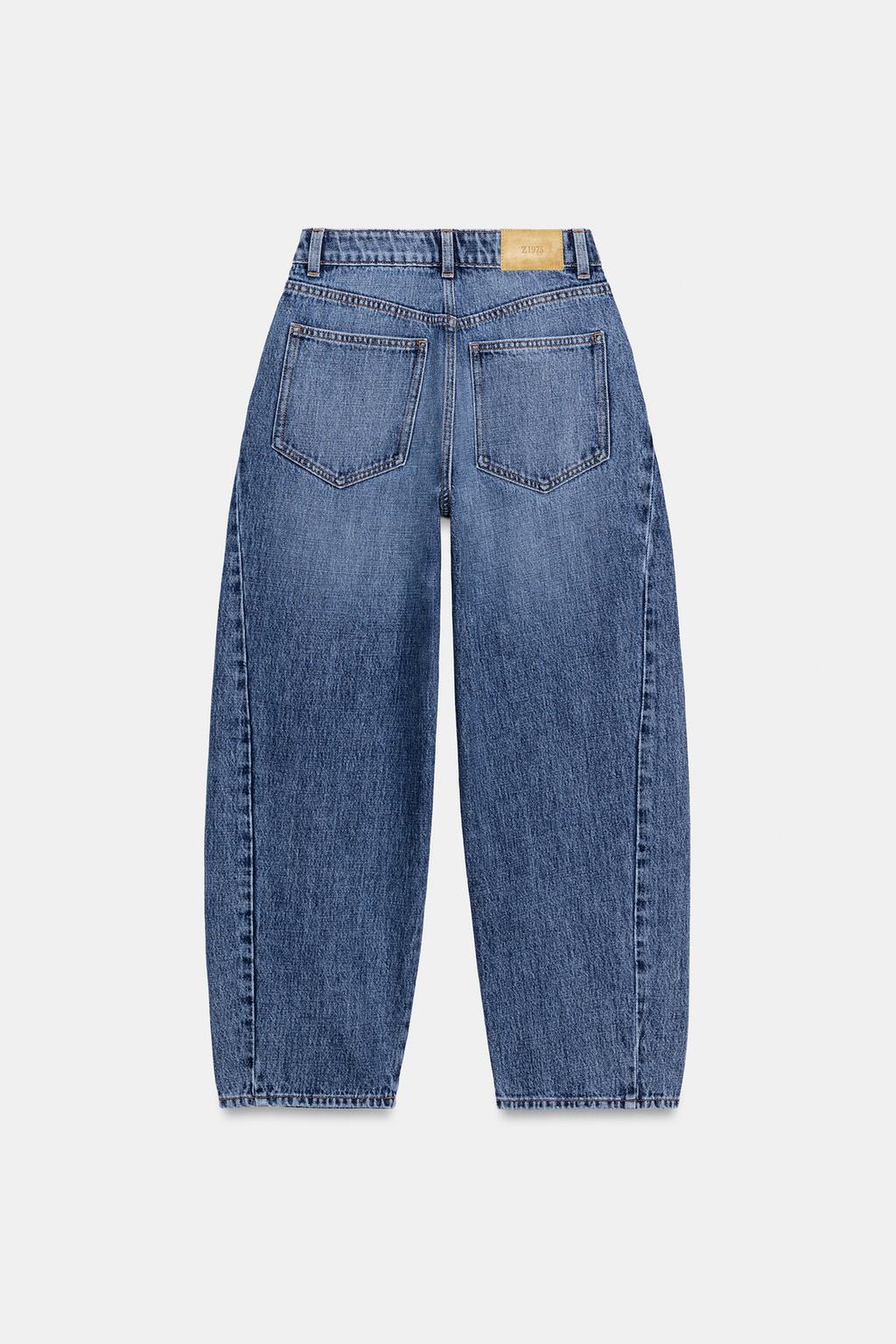 ДЖИНСЫ Z1975 BARREL С ВЫСОКОЙ ПОСАДКОЙ И ОТСТРОЧКОЙ