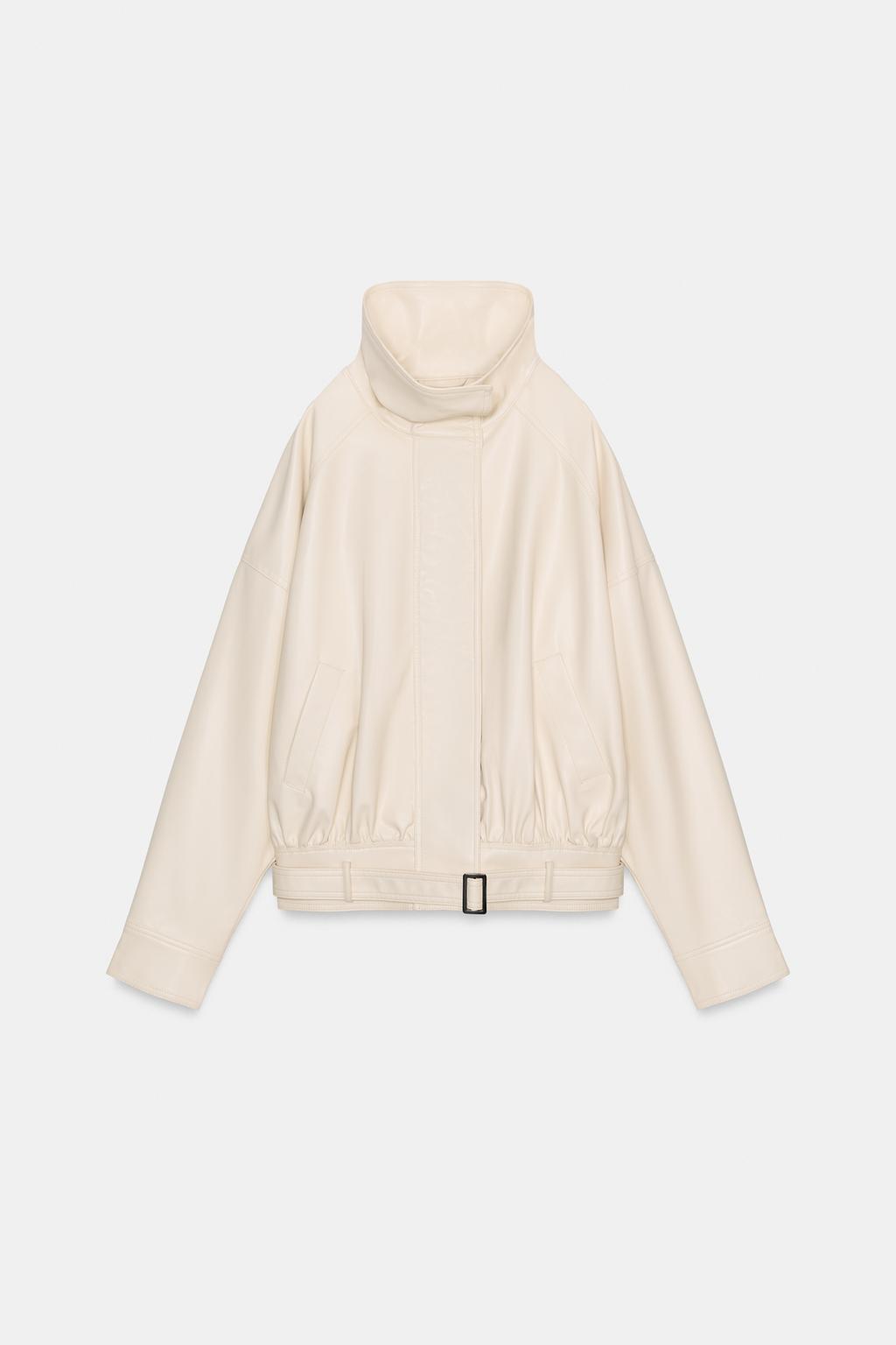 БОМБЕР ИЗ ИСКУССТВЕННОЙ КОЖИ