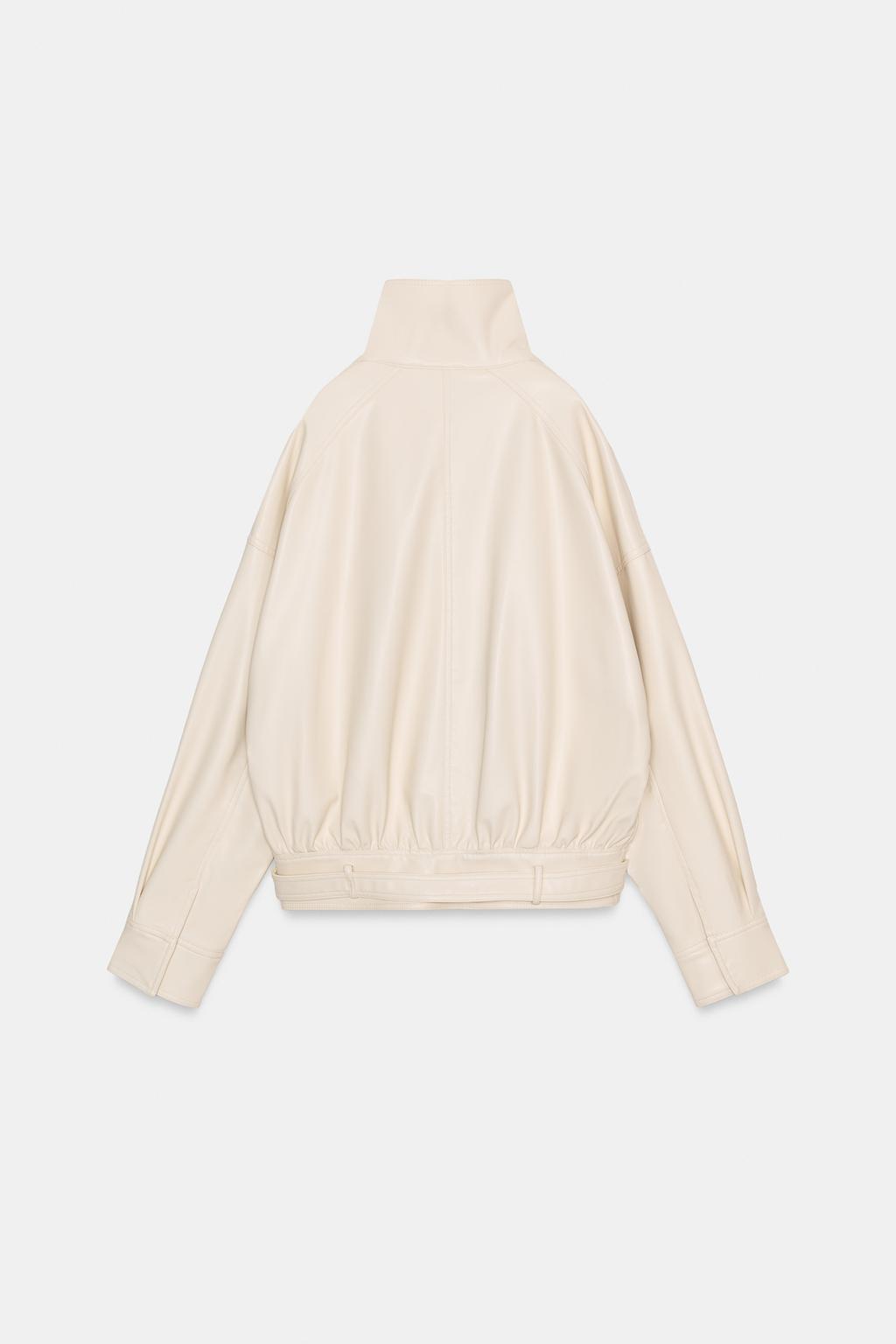 БОМБЕР ИЗ ИСКУССТВЕННОЙ КОЖИ