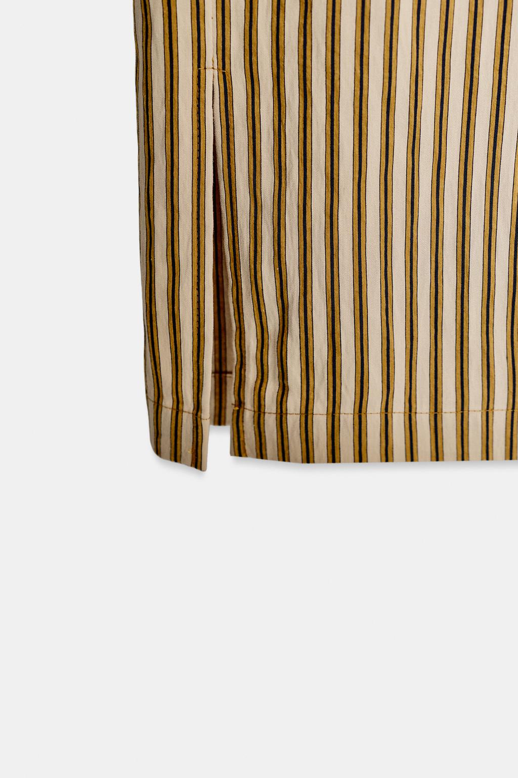 БРЮКИ В ПОЛОСКУ В ПИЖАМНОМ СТИЛЕ — коллекция Zara «ZW»