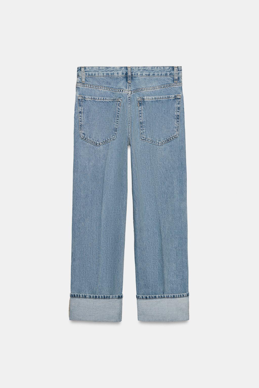ДЖИНСЫ ПРЯМОГО КРОЯ С НИЗКОЙ ПОСАДКОЙ — коллекция Zara «ZW»