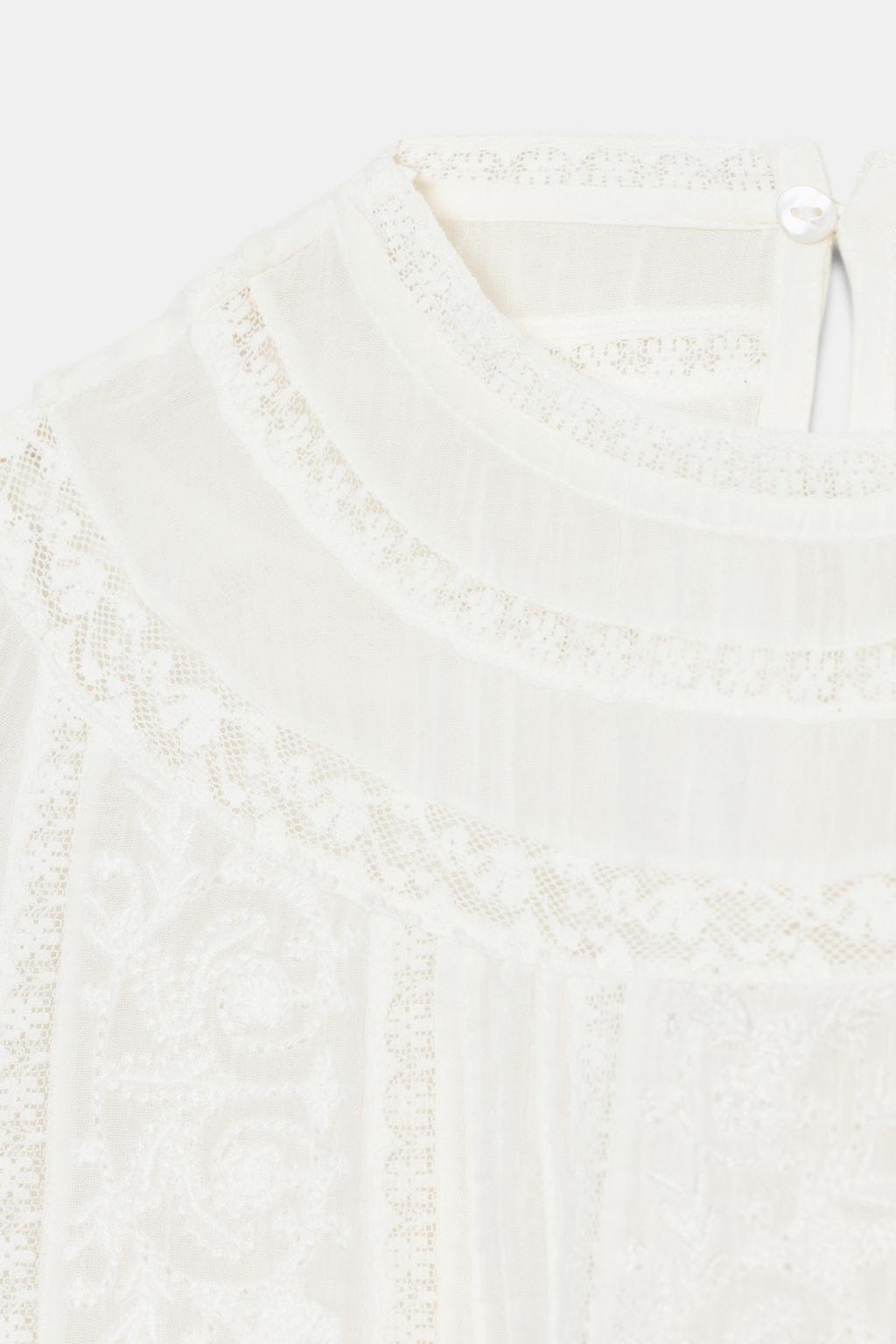 ТОП С ВЫШИВКОЙ БЕЗ РУКАВОВ — коллекция Zara «ZW»