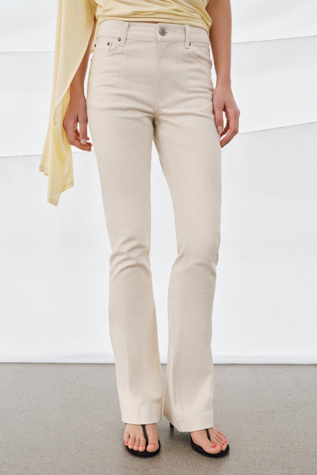 ДЖИНСЫ «ZW» клёш СО СРЕДНЕЙ ПОСАДКОЙ