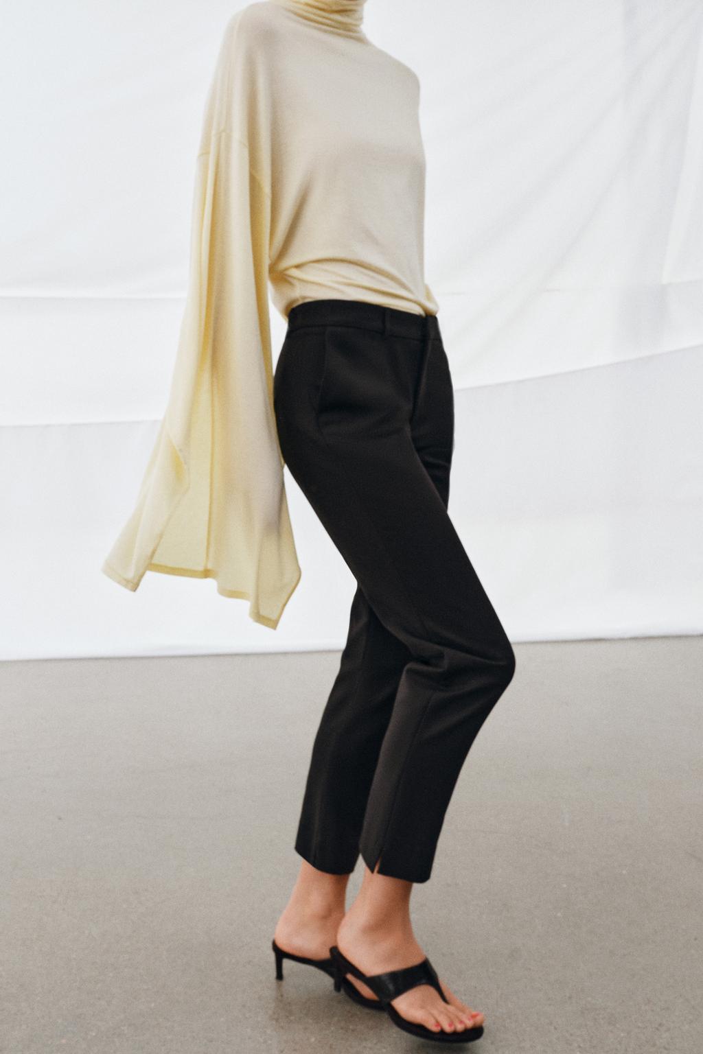 БРЮКИ КАПРИ С НИЗКОЙ ПОСАДКОЙ — коллекция Zara «ZW»