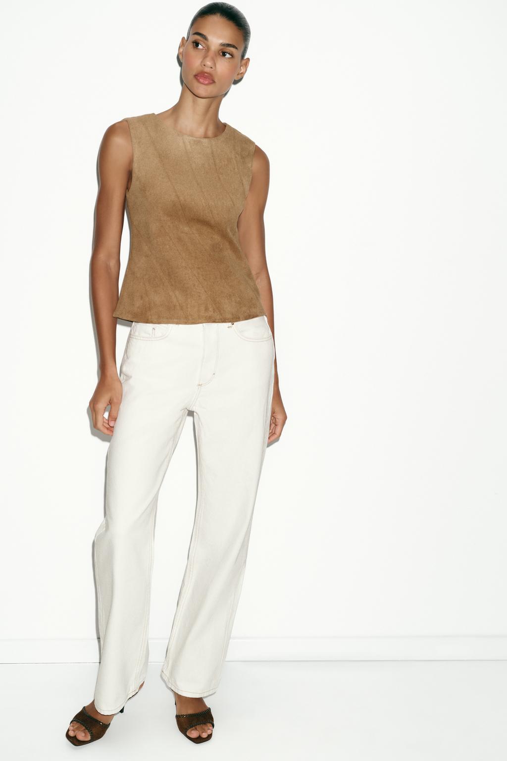 ТОП ИЗ ИСКУССТВЕННОЙ ЗАМШИ