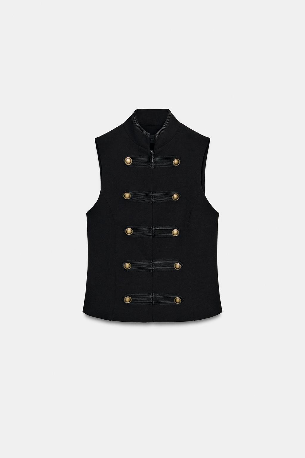 ЖИЛЕТ С НАВЕСНЫМИ ПЕТЛЯМИ