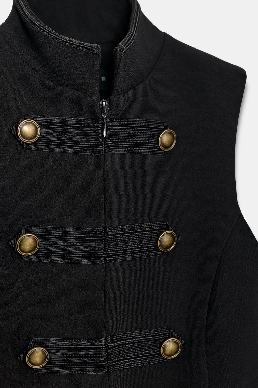 ЖИЛЕТ С НАВЕСНЫМИ ПЕТЛЯМИ