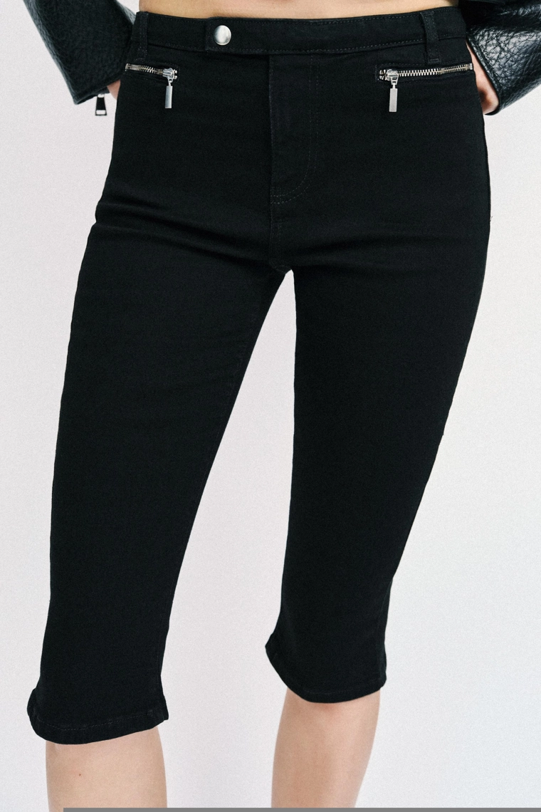 Джинсы z1975 капри средней посадки с молниями