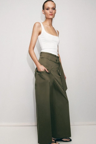 Топ из хлопка без рукавов