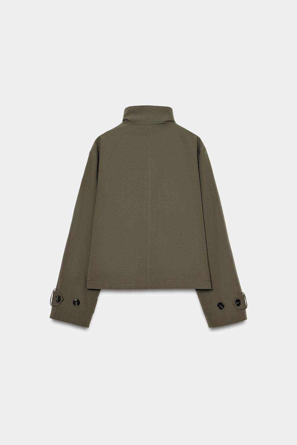 УКОРОЧЕННЫЙ ДВУБОРТНЫЙ ТРЕНЧ