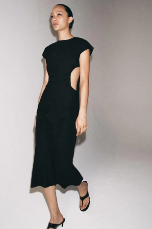 Платье с вырезами — коллекция ZARA «ZW»- Заказать в России