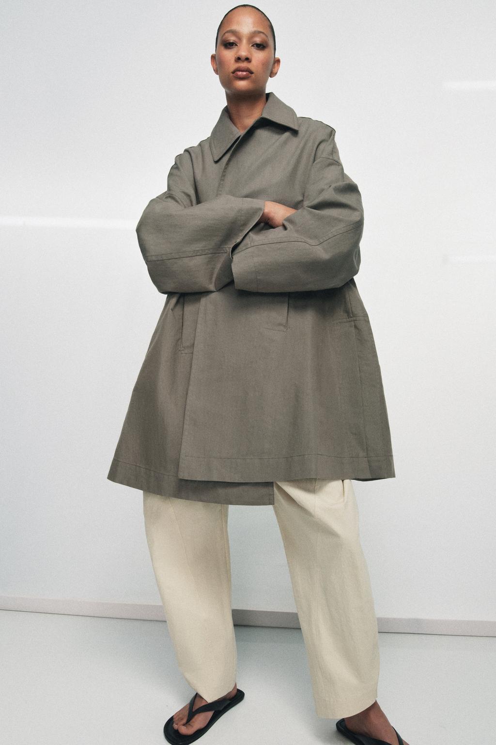 ТРЕНЧ ОВЕРСАЙЗ ИЗ КОЛЛЕКЦИИ ZW