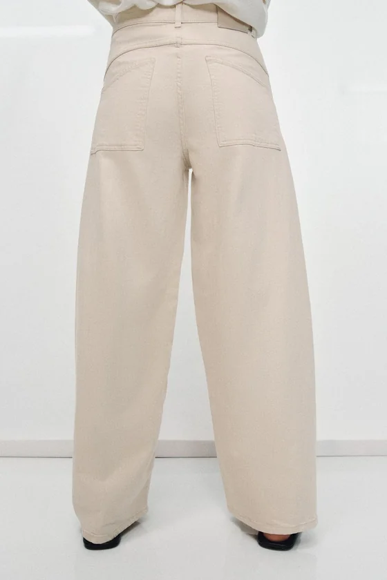ДЖИНСЫ коллекция Zara «ZW» LOOSE  СО СРЕДНЕЙ ПОСАДКОЙ