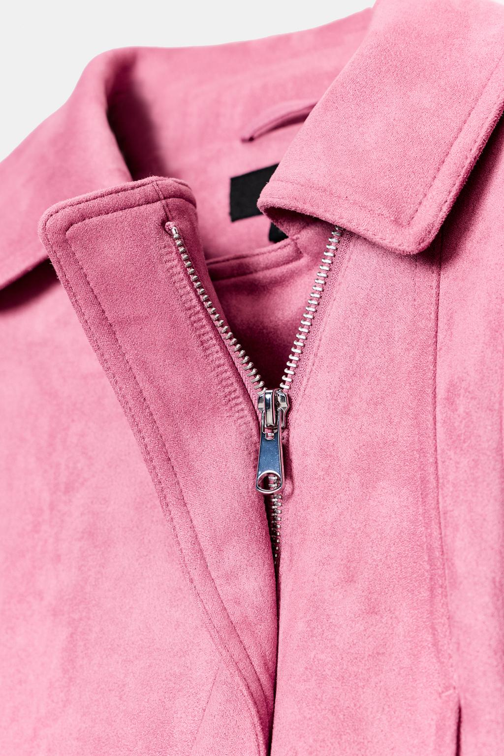 КУРТКА ИЗ ИСКУССТВЕННОЙ ЗАМШИ С РЕМНЕМ